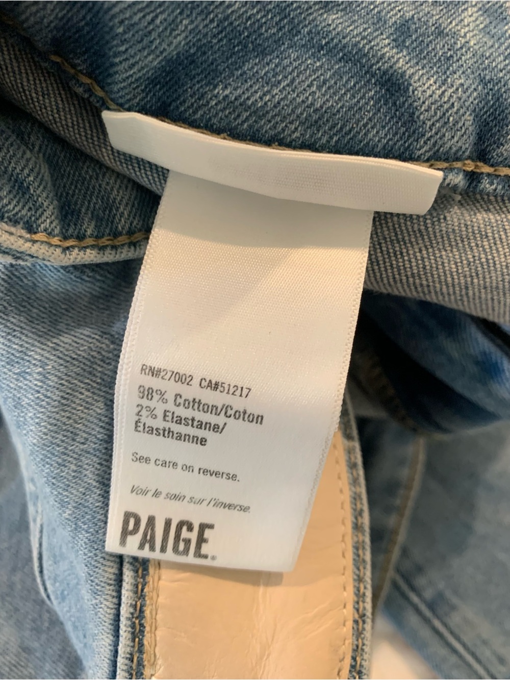 PAIGE Anessa High Rise Wide-Leg Crop Petite Jeans in Light Blue - Picture 10 of 12